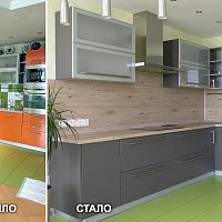Замена столешницы, замена фасадов. ул. Уральских Рабочих, 2.